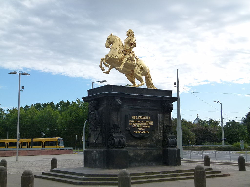 The Golden Knight in Dresden