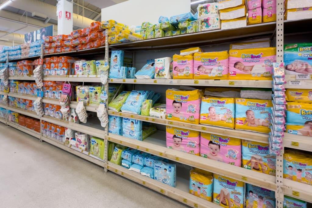 Diapers in Thailand