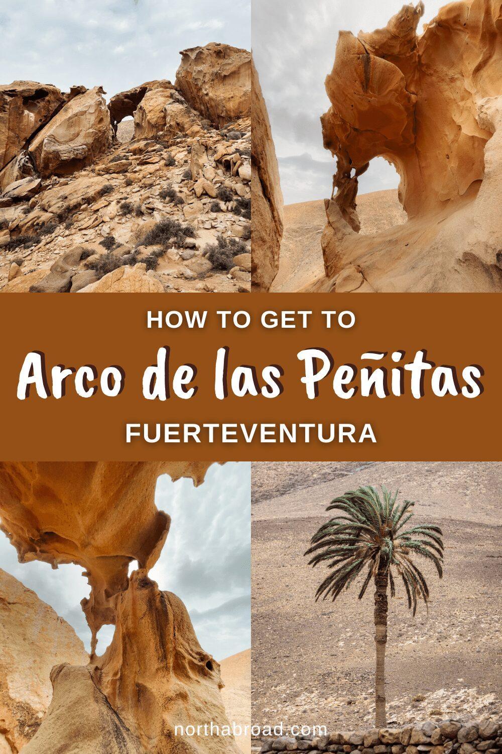 How to hike to Arco de las Peñitas in Fuerteventura (including different routes) and what to expect from the beautiful natural stone arch.