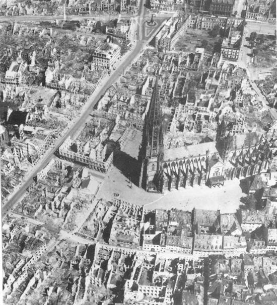 The cathedral after WWII