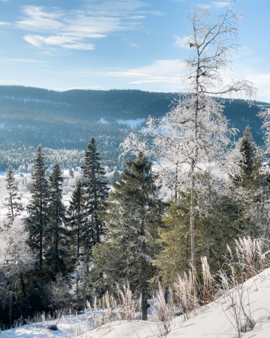 Winter view in Åre, Sweden