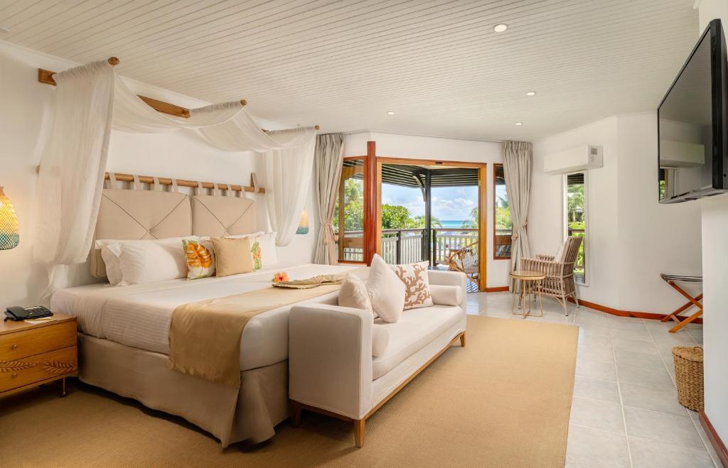 Room at Acajou Beach Resort on Praslin