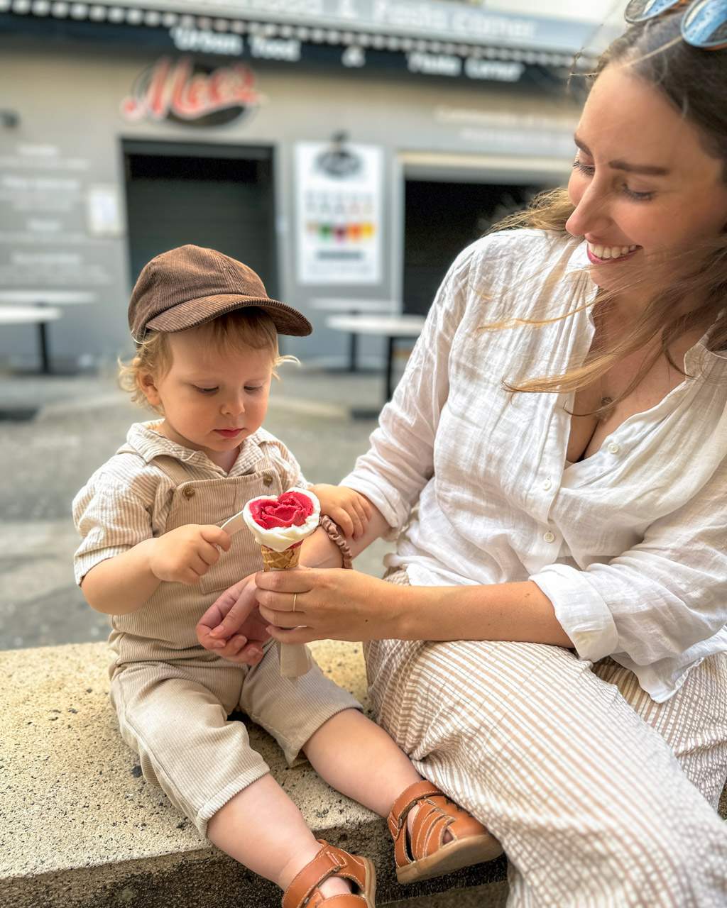 Gelato from Amorino on Rue Cardinal Fesch
