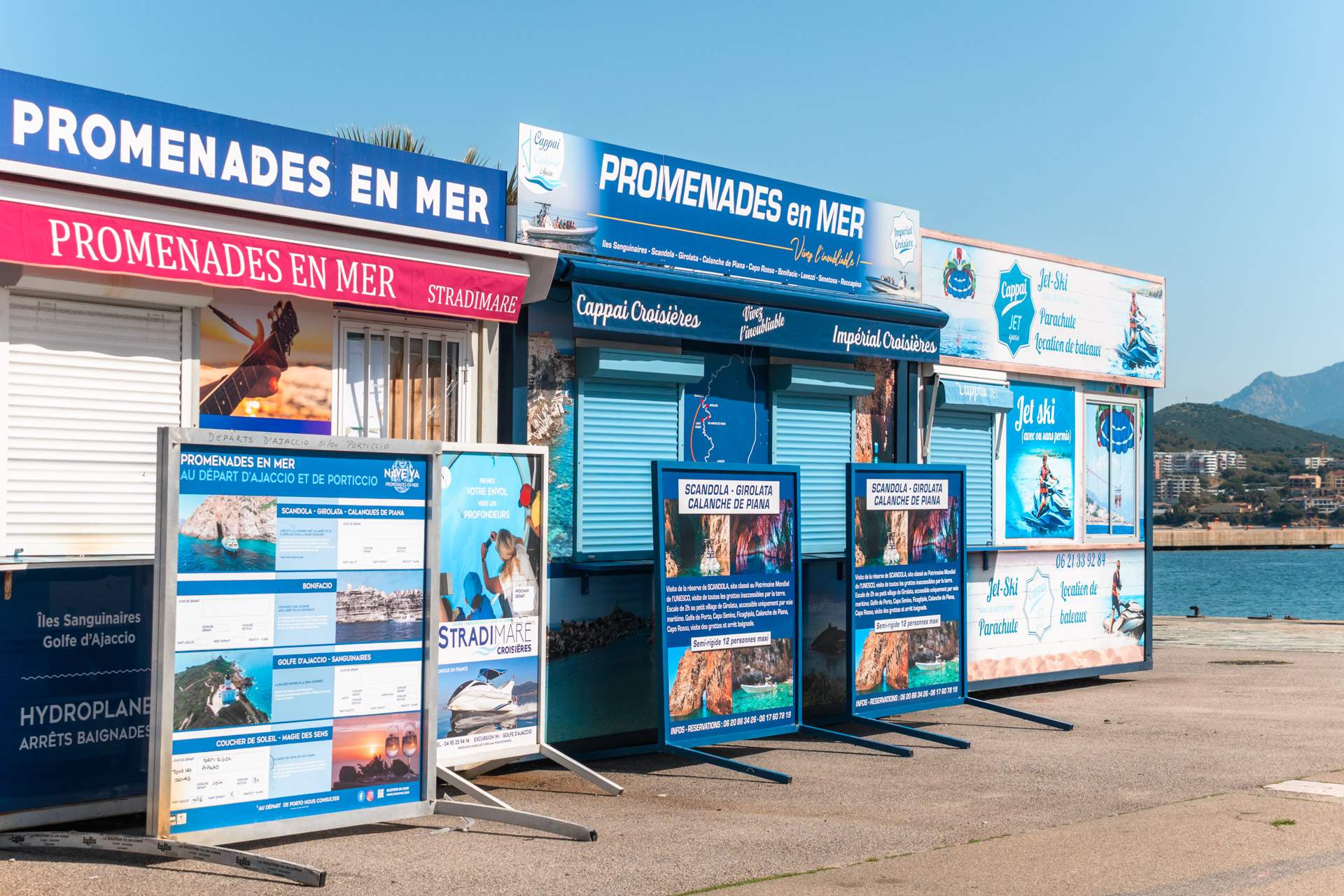Boat trips to The Sanguinaires Islands from Ajaccio