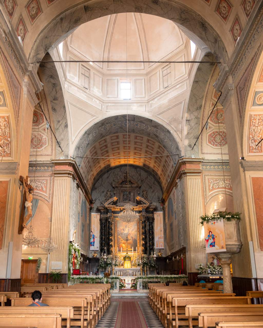 The interior of Ajaccio Cathedral