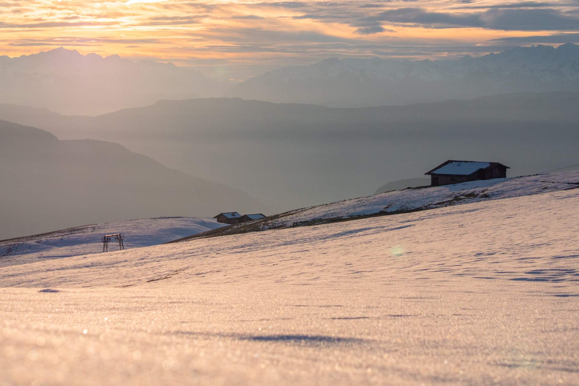 Snow on Alpe di Siusi
