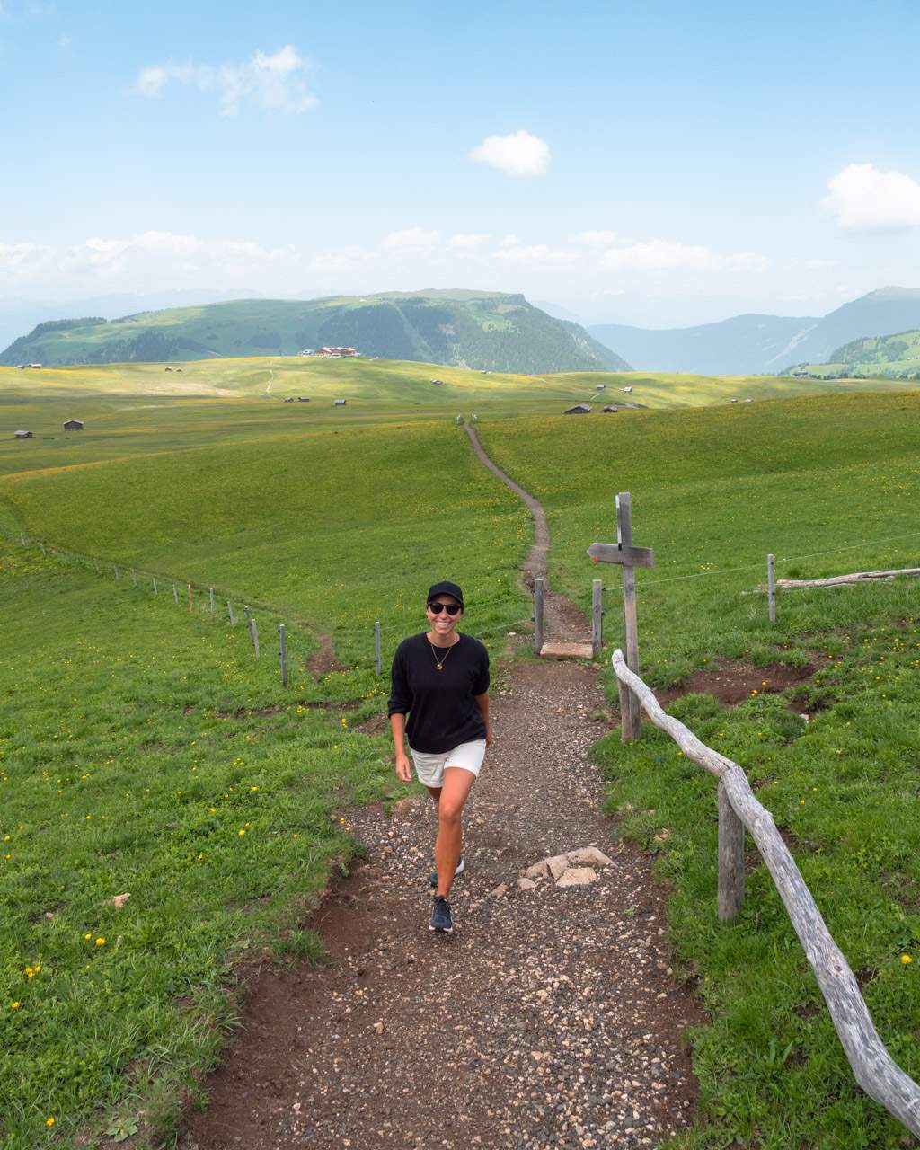 Victoria on hiking trail