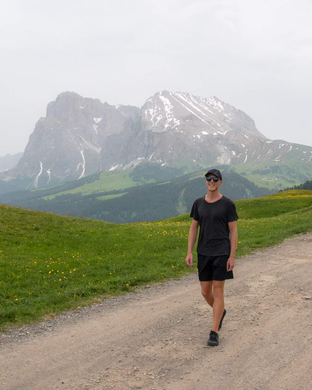 Alex on Alpe di Siusi