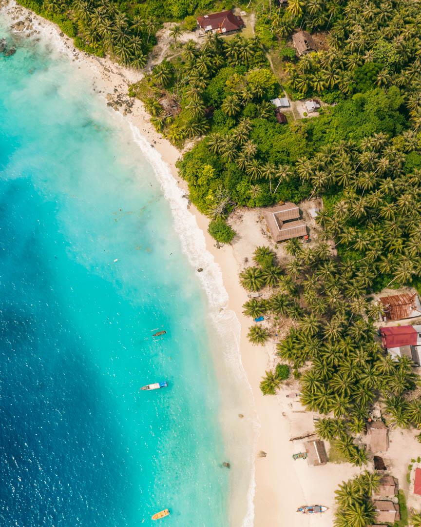 Asu Island drone shot