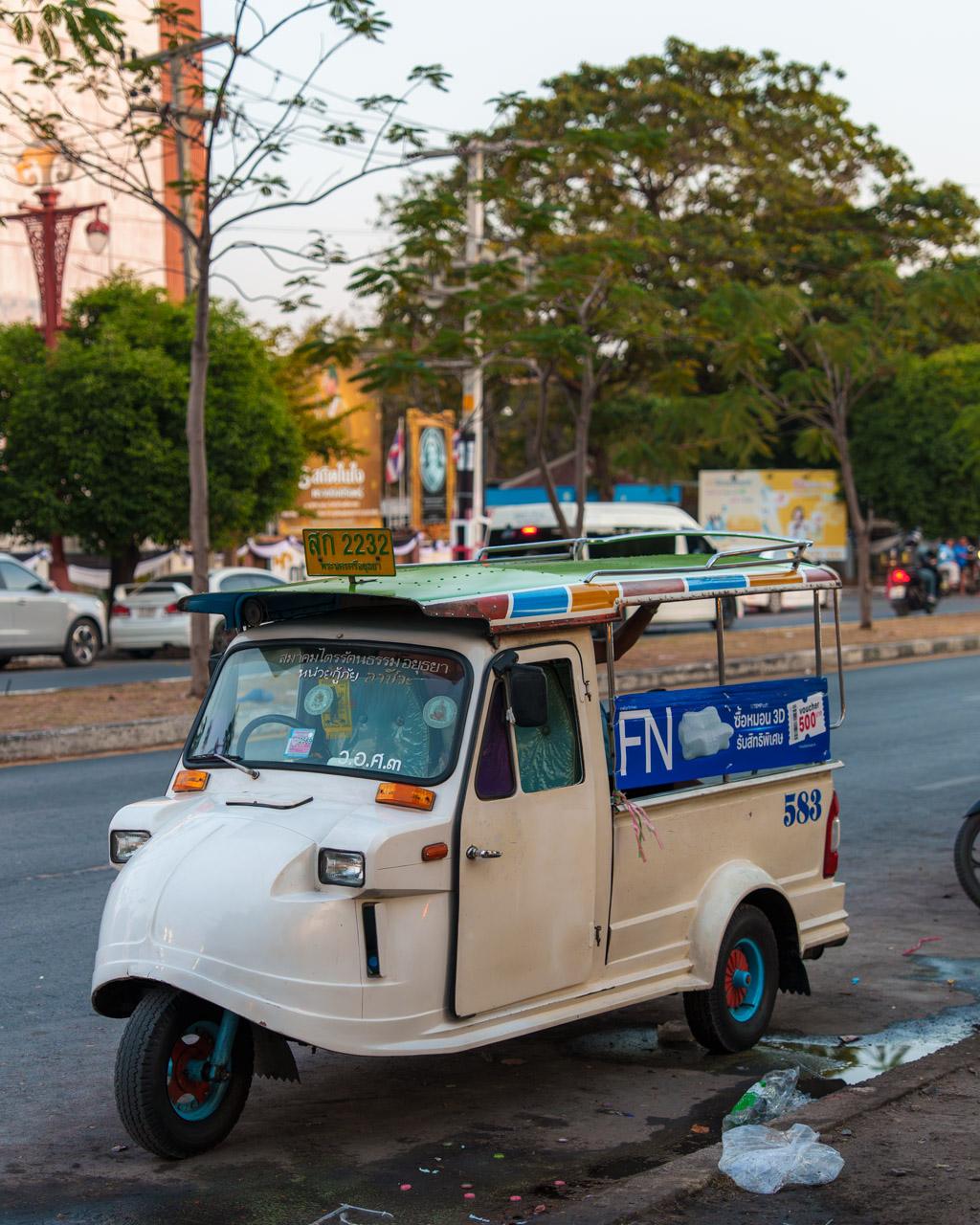 Tuk tuk in Ayutthaya