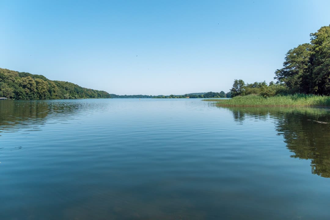 The Great Segeberg Lake in Bad Segeberg