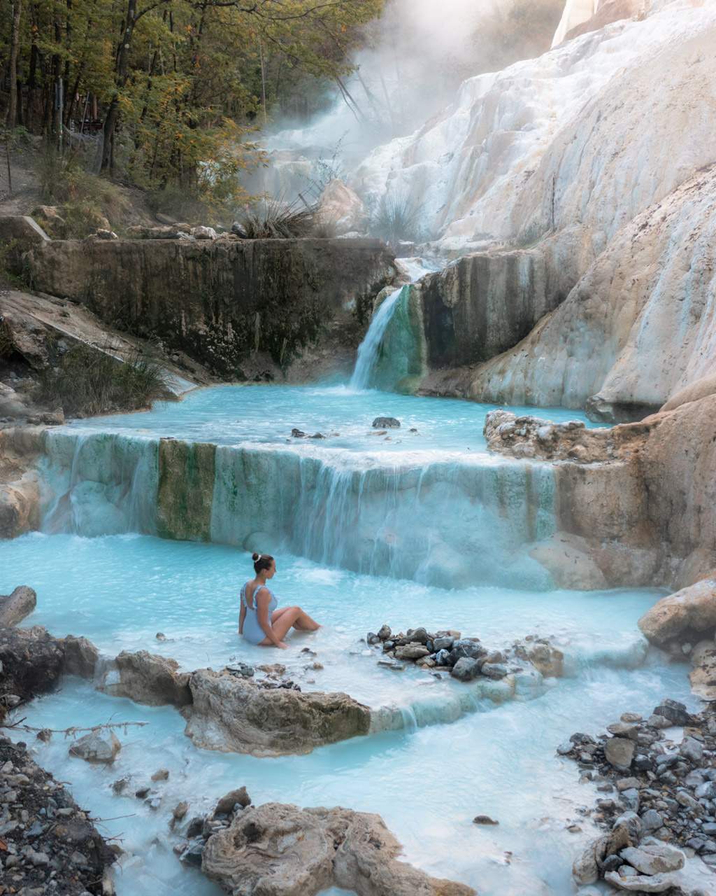 Victoria at Bagni San Filippo Hot Springs
