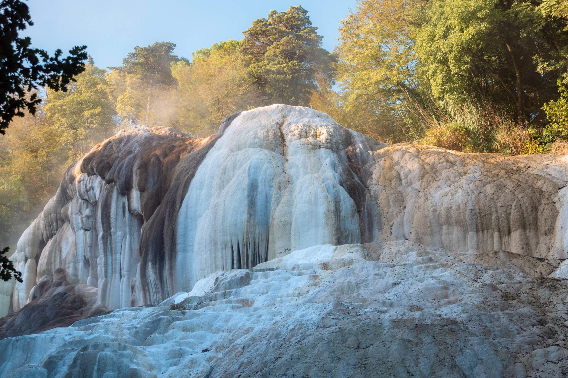 Balena Bianca (White Whale) at the Bagni San Filippo Hot Springs