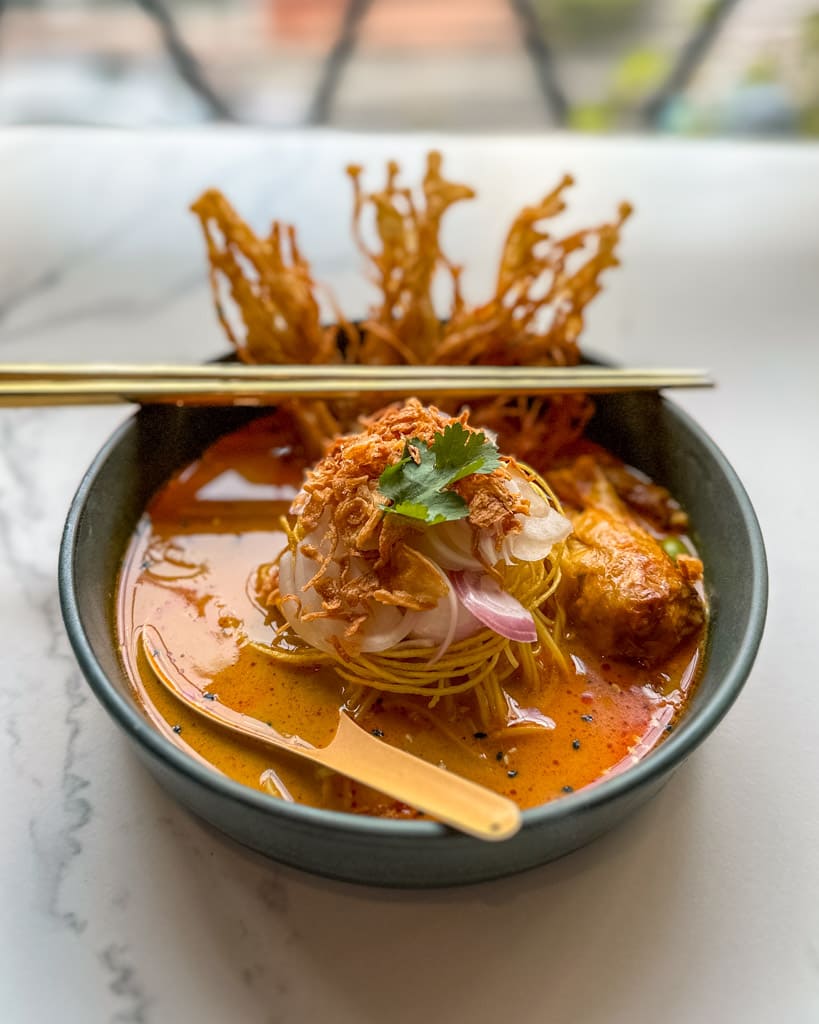Khao soi curry from Vistro in Bangkok