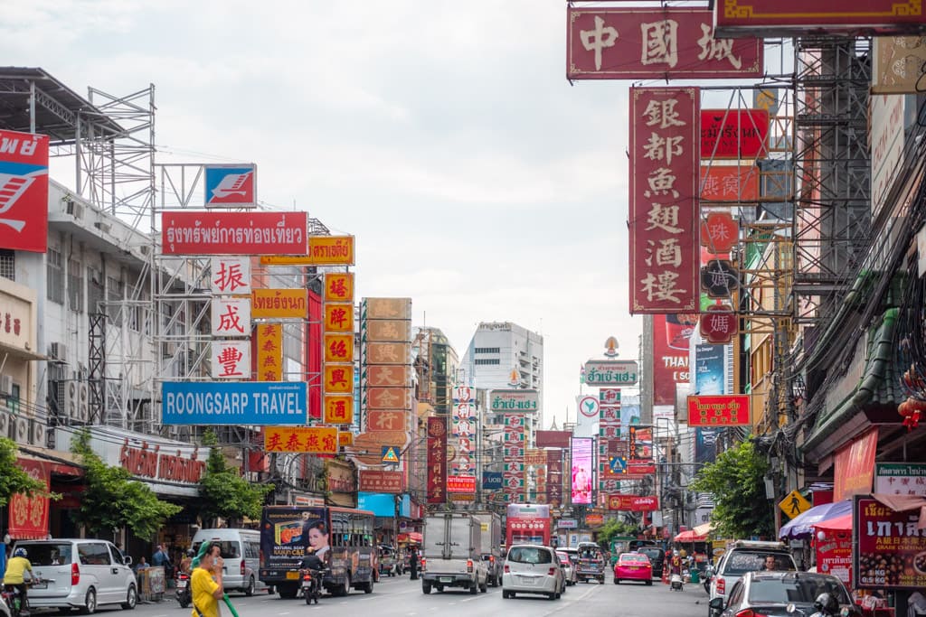 Yaowarat Road in Bangkok's Chinatown