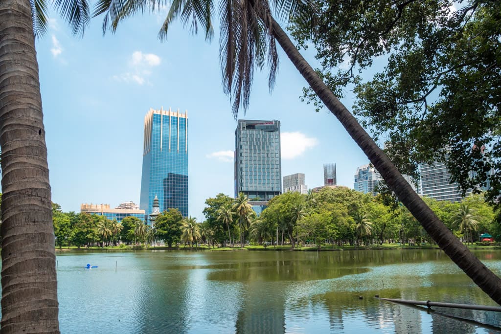 Lake in Lumpini Park