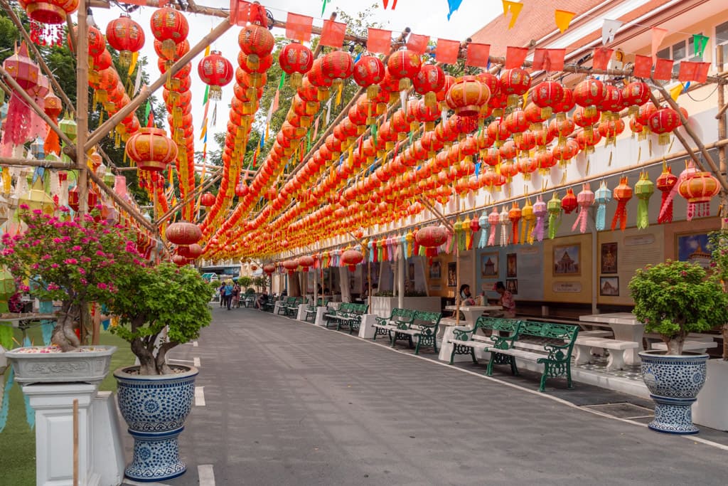 Lanterns at Wat Saket