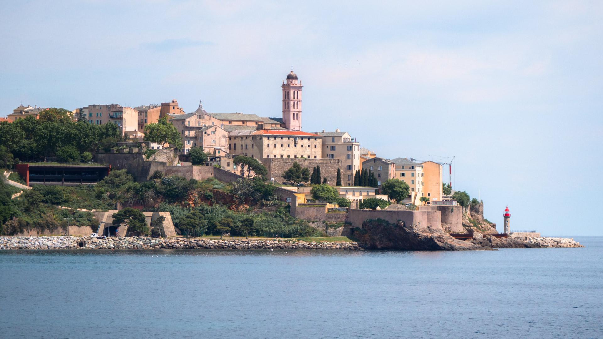 The citadel in Bastia as seen from the south