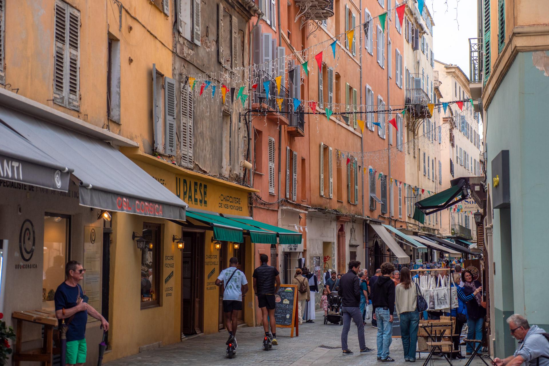 Rue Napoléon in Bastia