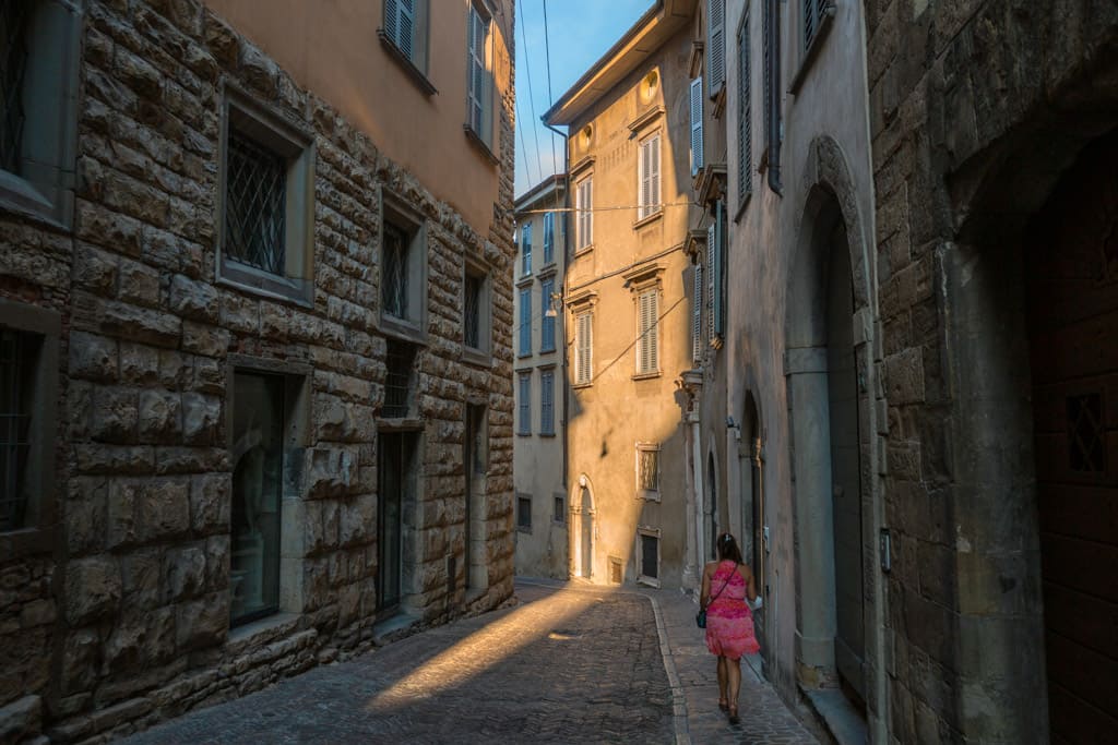 Bergamo's old town