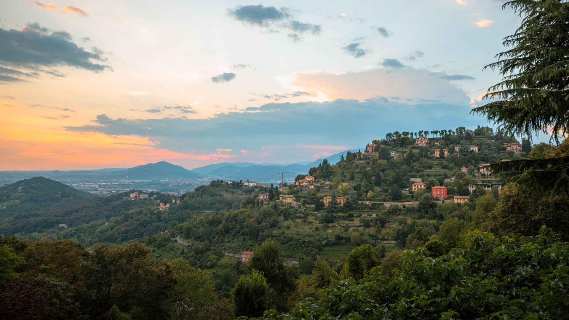 Bergamo sunset