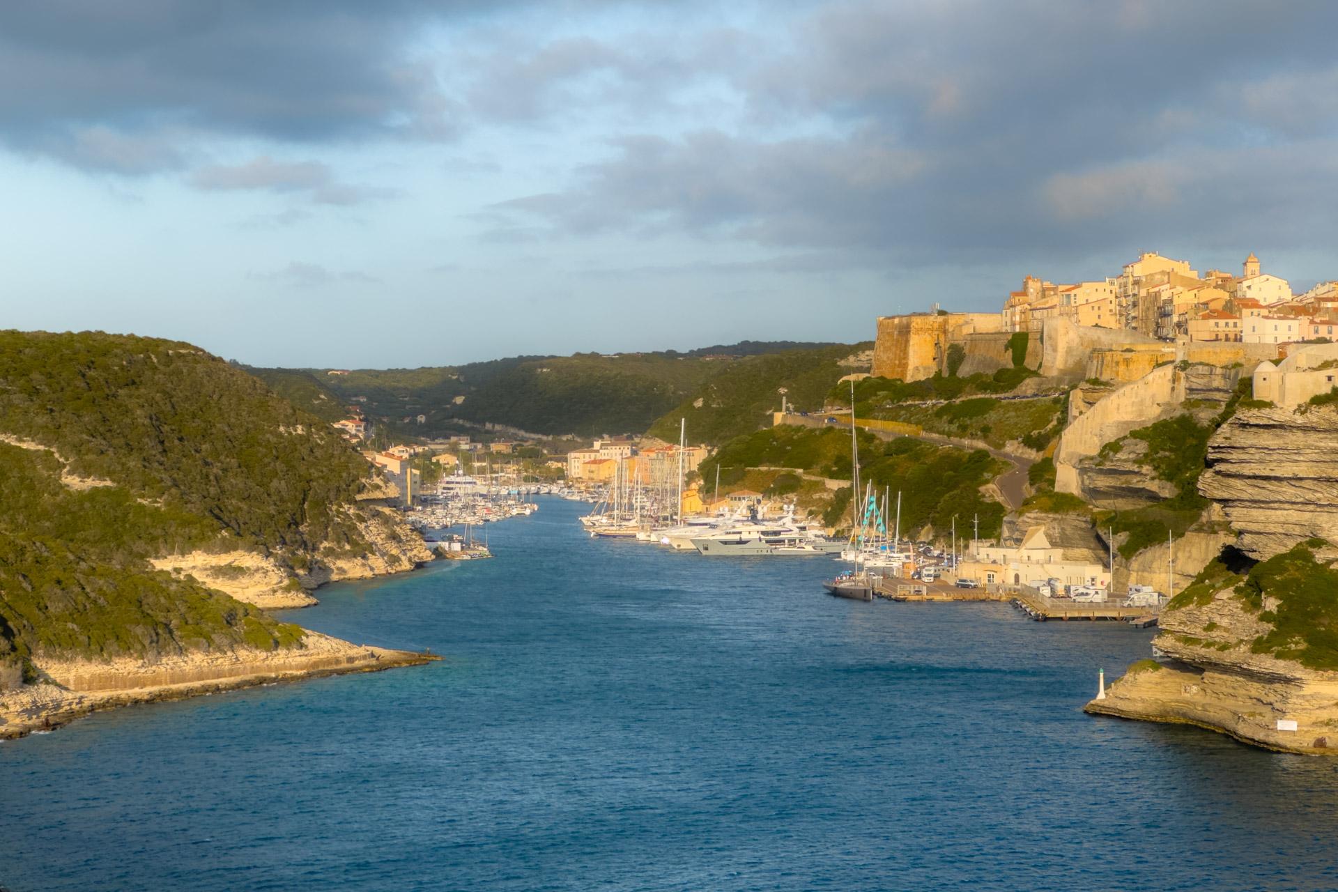 Bonifacio seen from the lighthouse