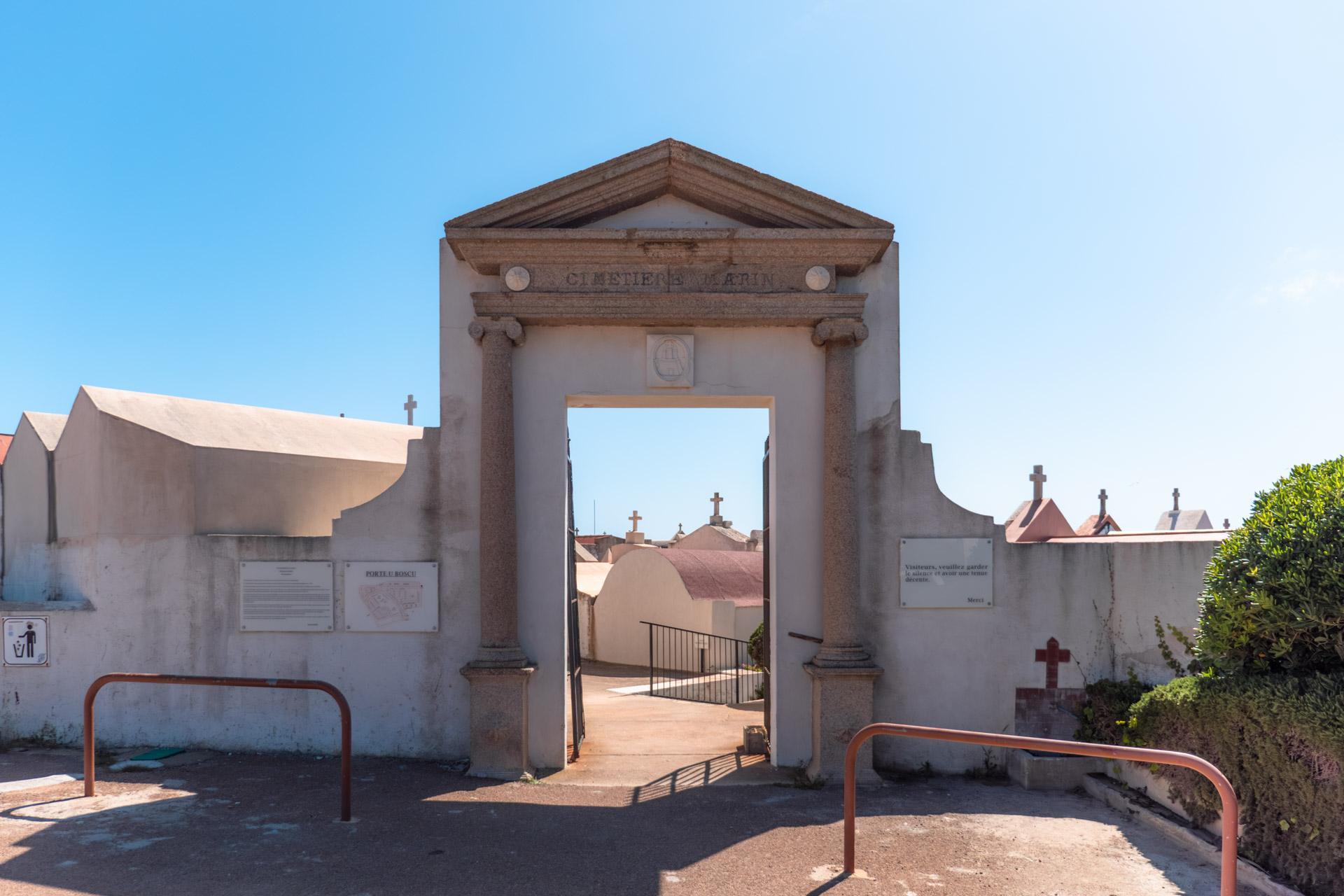Cimetière Marin de Bonifacio entrance
