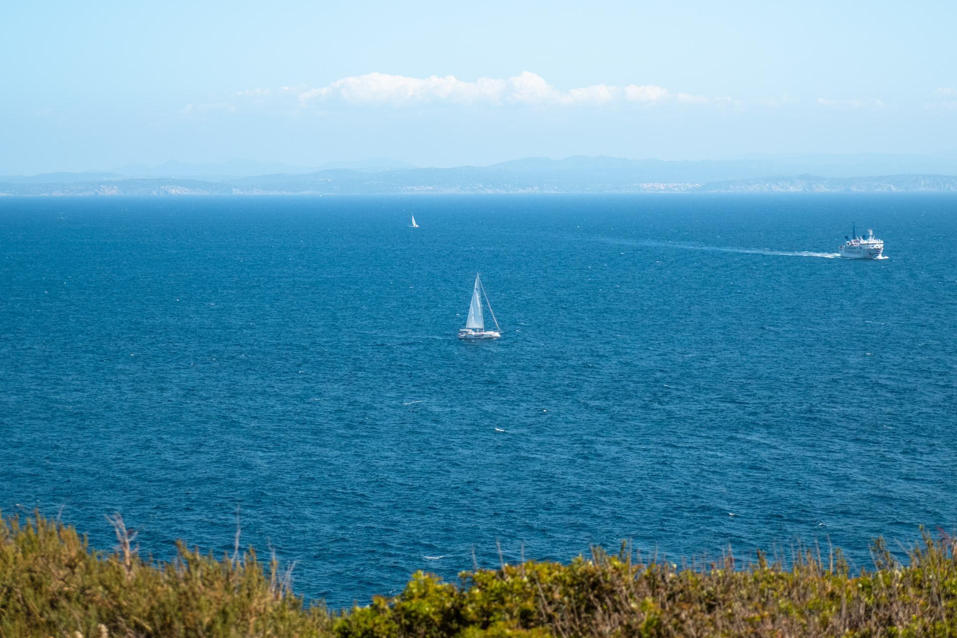 Sardinia as seen from Bonifacio