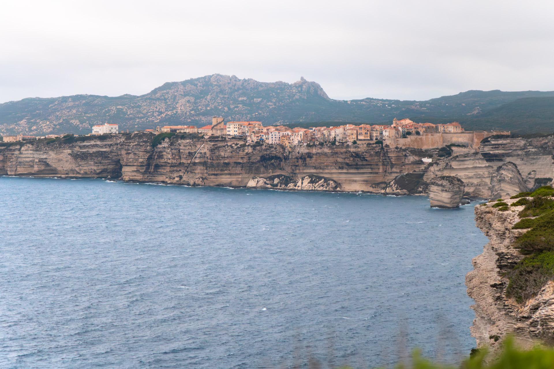 Bonifacio rises straight from the cliffs