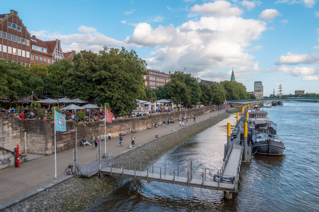 Bremen's Schlachte Embankment