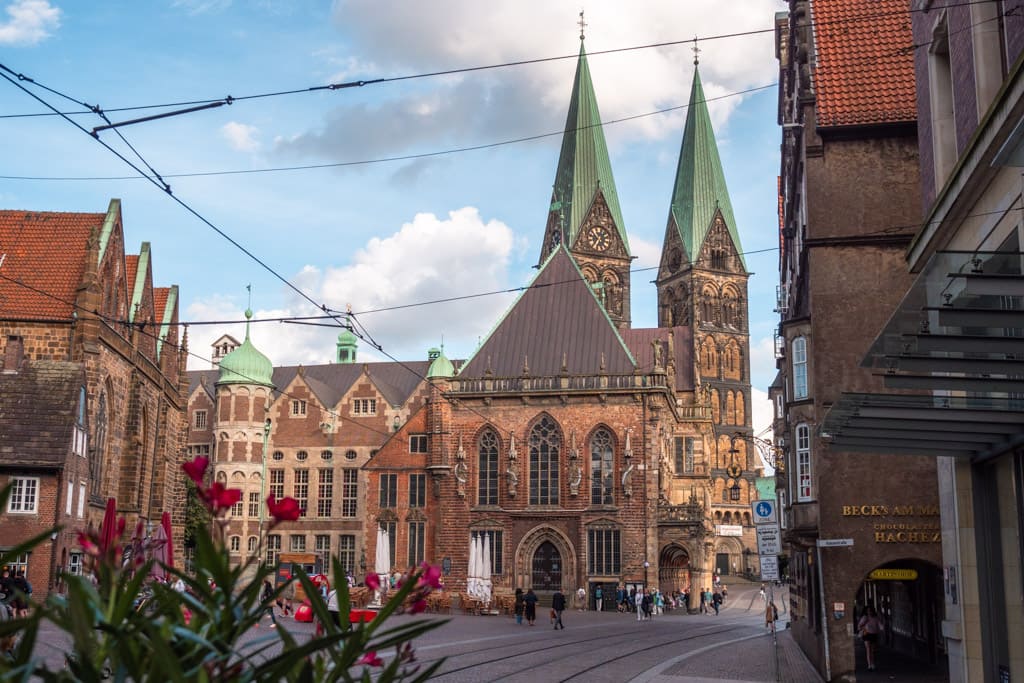 Bremen church and main square area