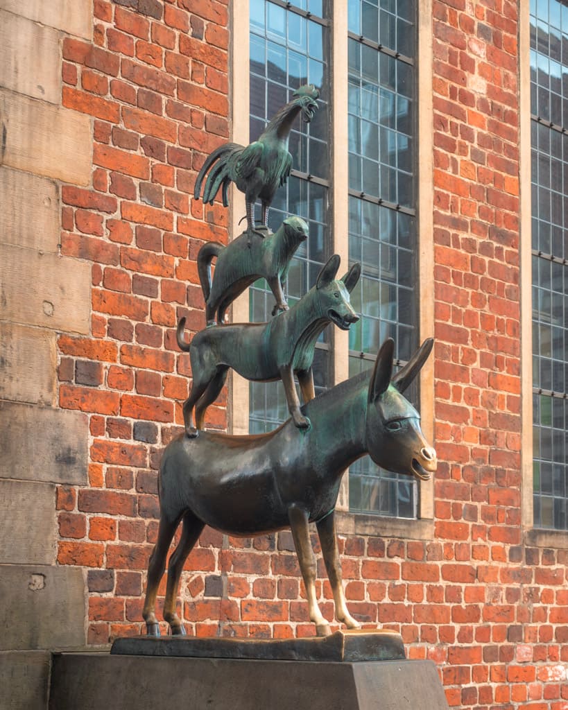 Statue of the famous Town Musicians