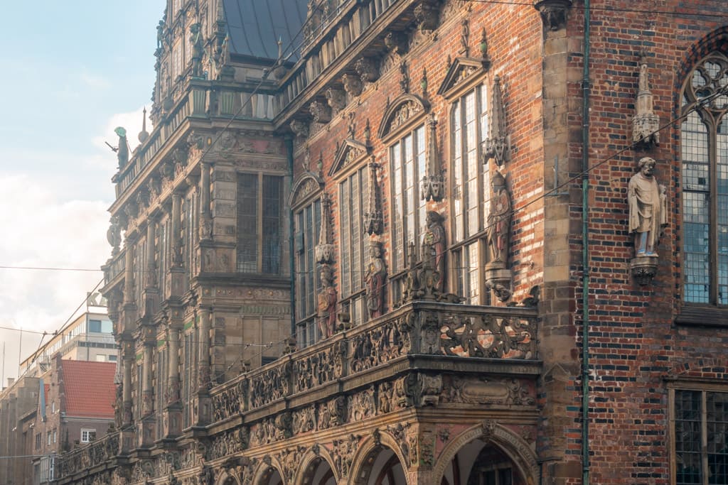 Bremen Town Hall seen from the side