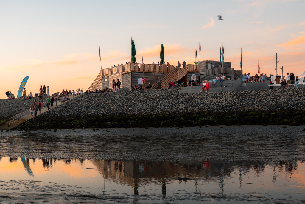 Beachside bar in Büsum