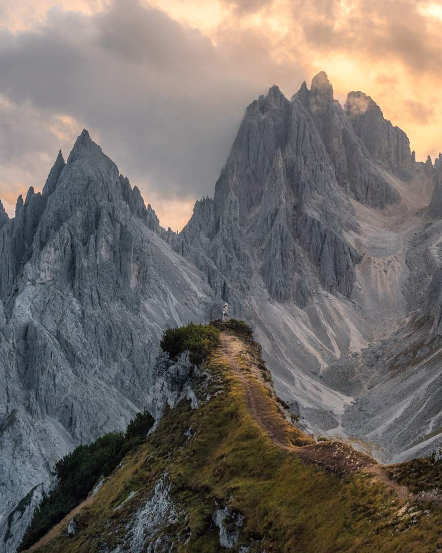 Cadini di Misurina viewpoint in the Dolomites