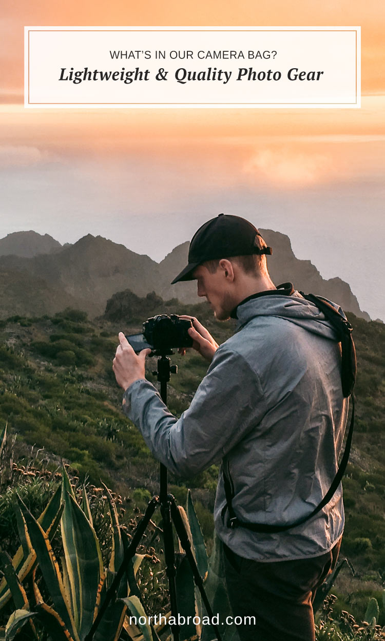 What’s in Our Camera Bag? Lightweight Photography Gear for High-Quality Travel Content. What camera, drone and accessories we use to capture life on the road and the reason why. Panasonic GH5, DJI Mavic Pro and much more.