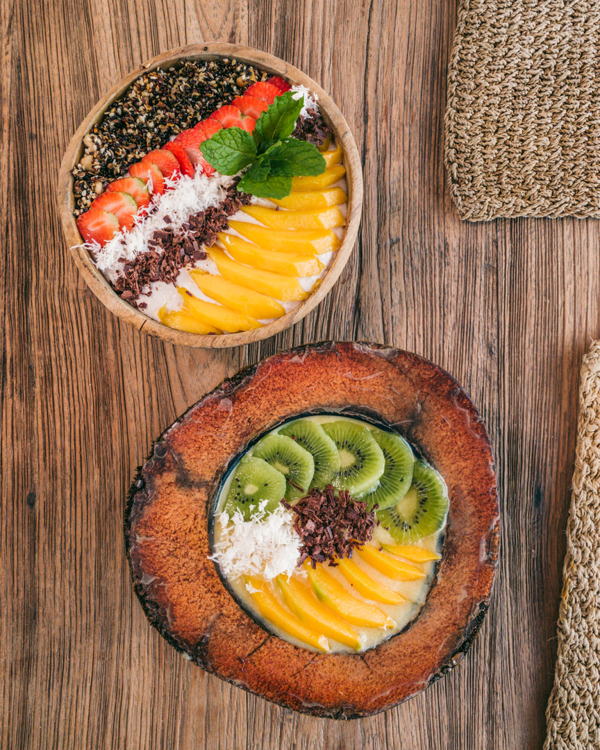 Smoothie bowls at Ithaka Warung