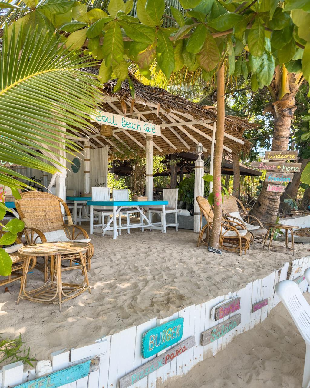 Soul Beach Café as seen from the beach