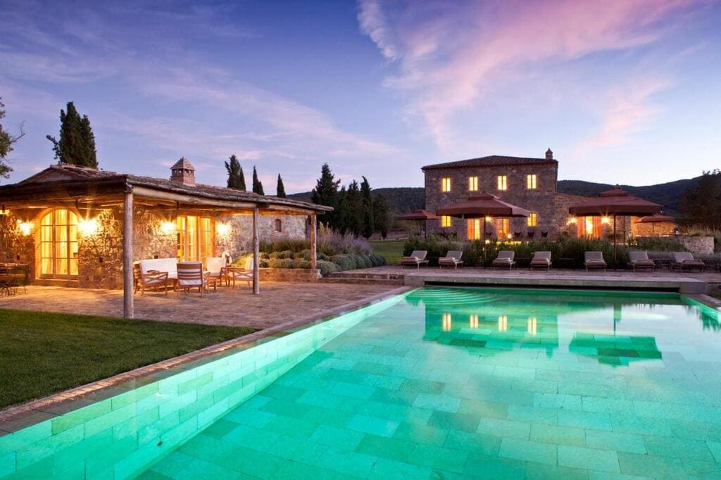 Private villa with pool at Rosewood Castiglion del Bosco