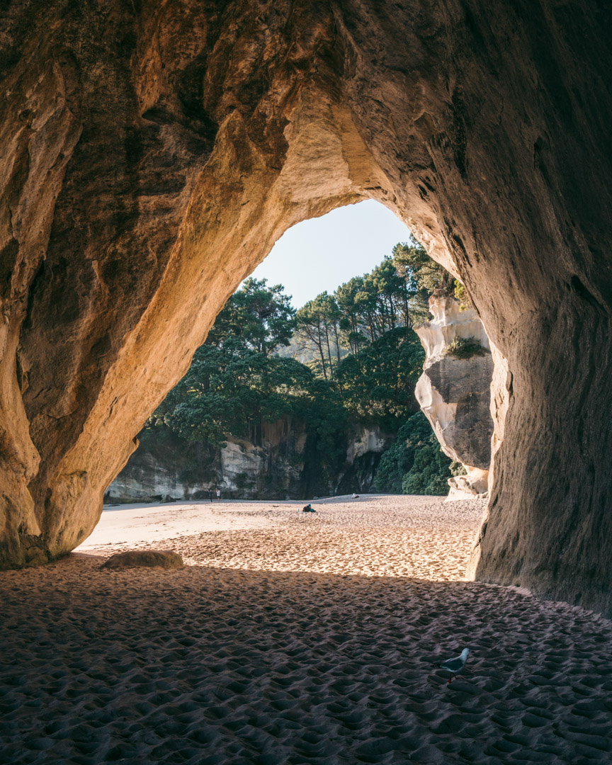 Natural rock archway 