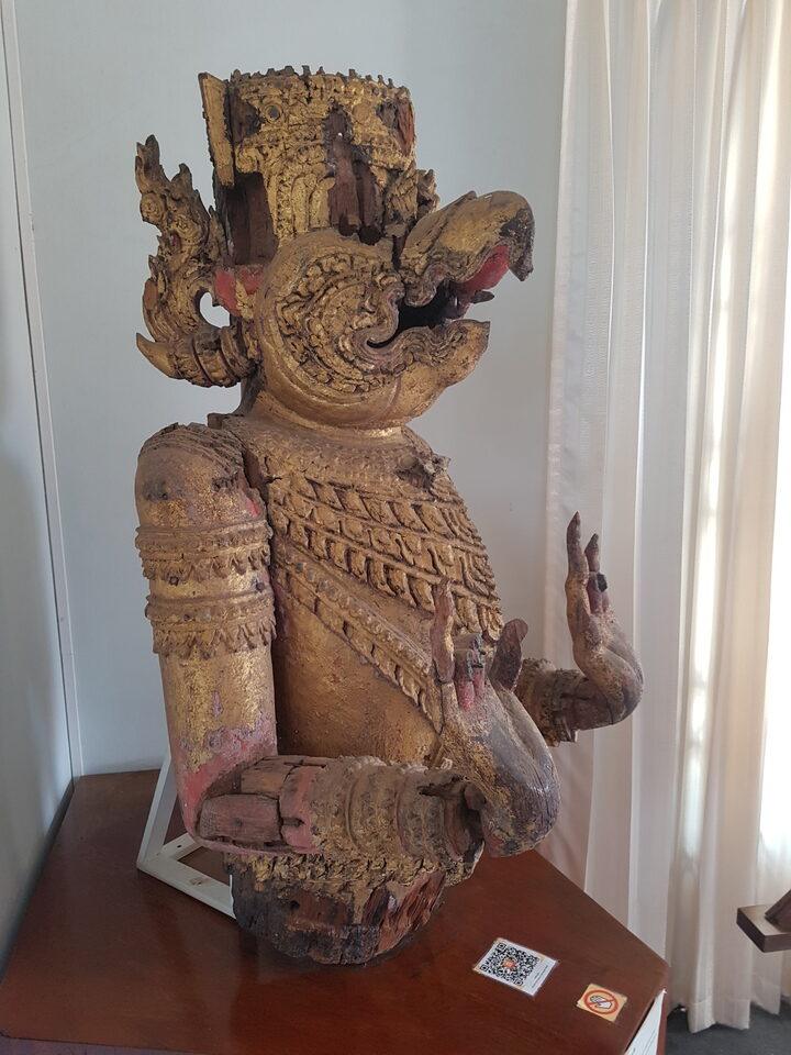 Garuda statue on display at the Chao Sam Phraya National Museum in Ayutthaya