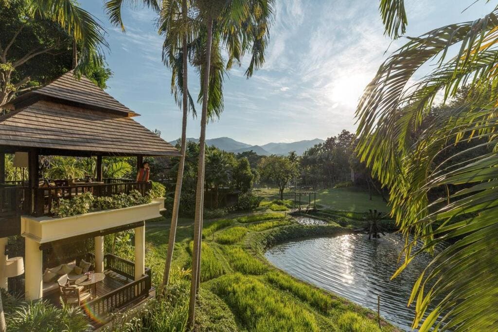Pool and area at Four Seasons Resort Chiang Mai