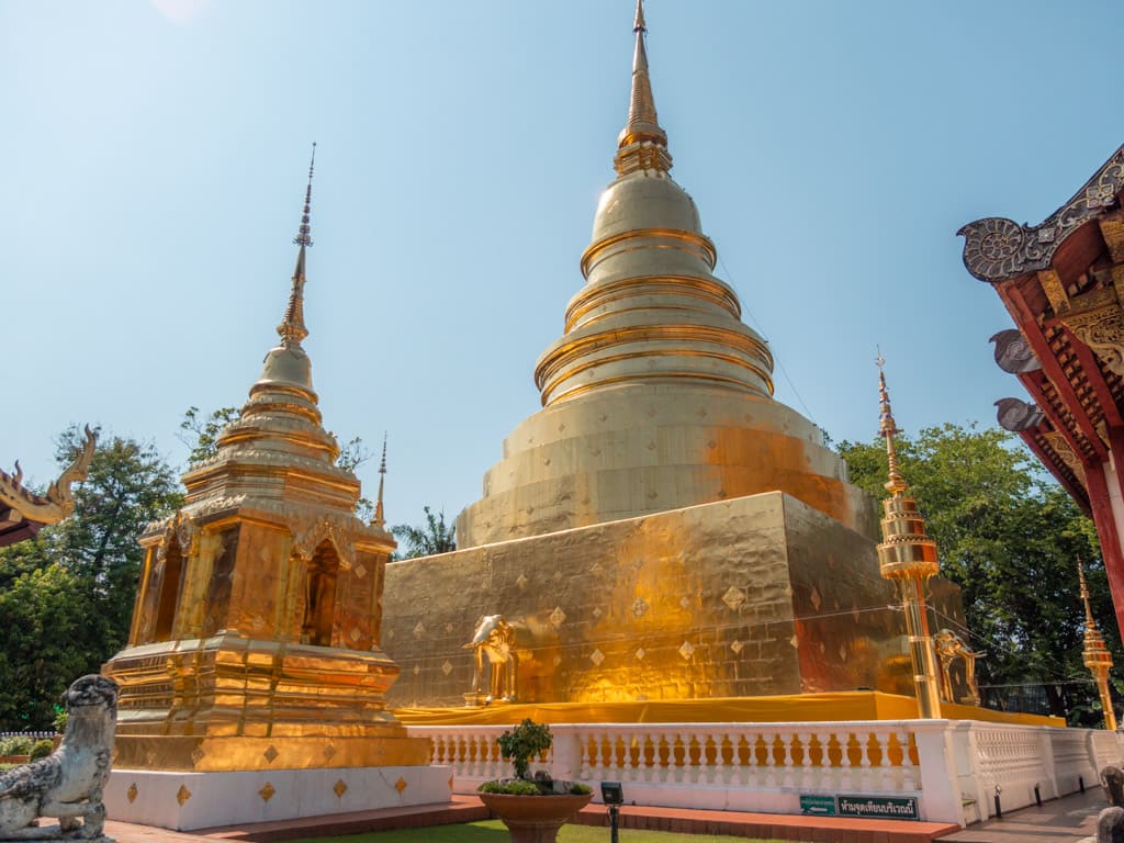 Wat Phra Singh gold stupa