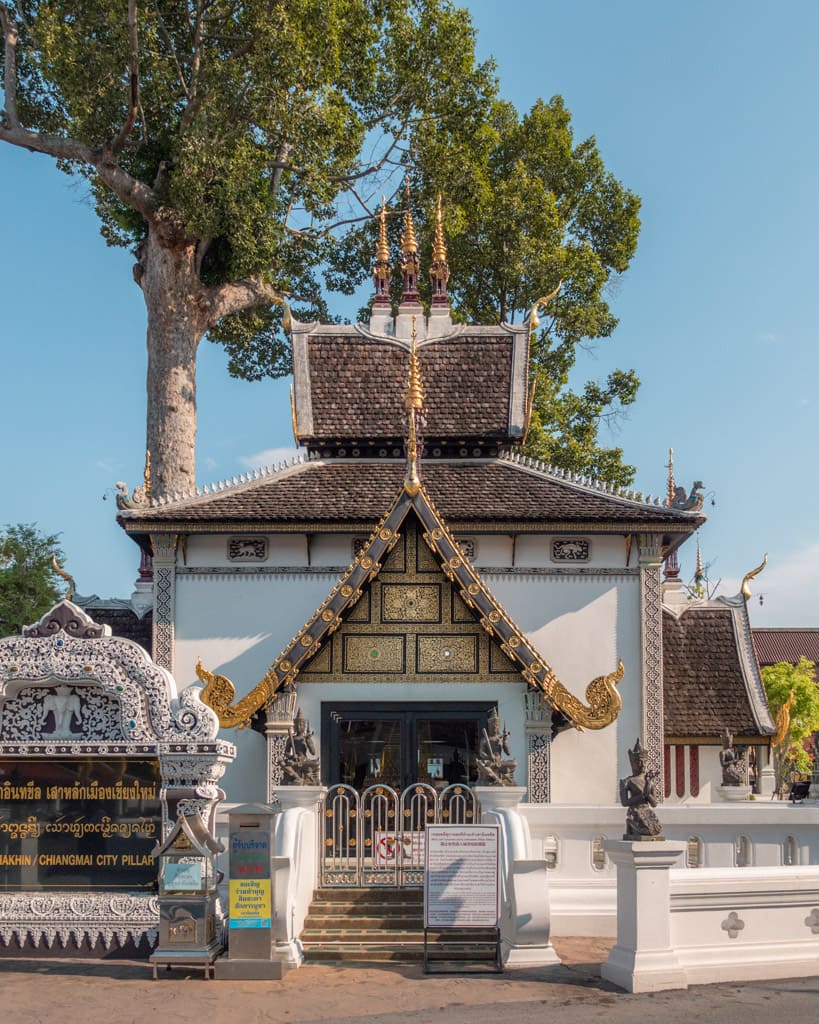 Chiang Mai's city pillar at Wat Chedi Luang