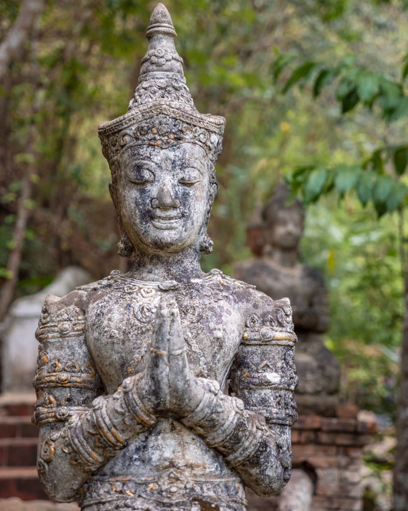 Buddha at Pha Lat Temple in Chiang Mai