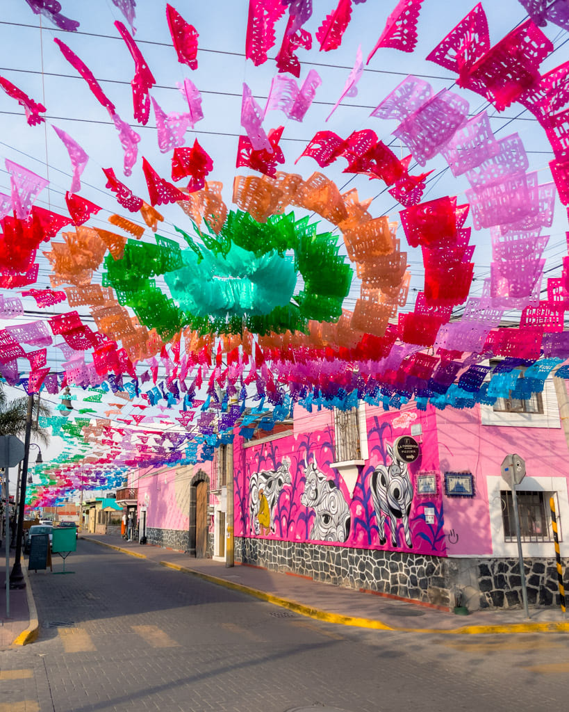 Cholula colourful street