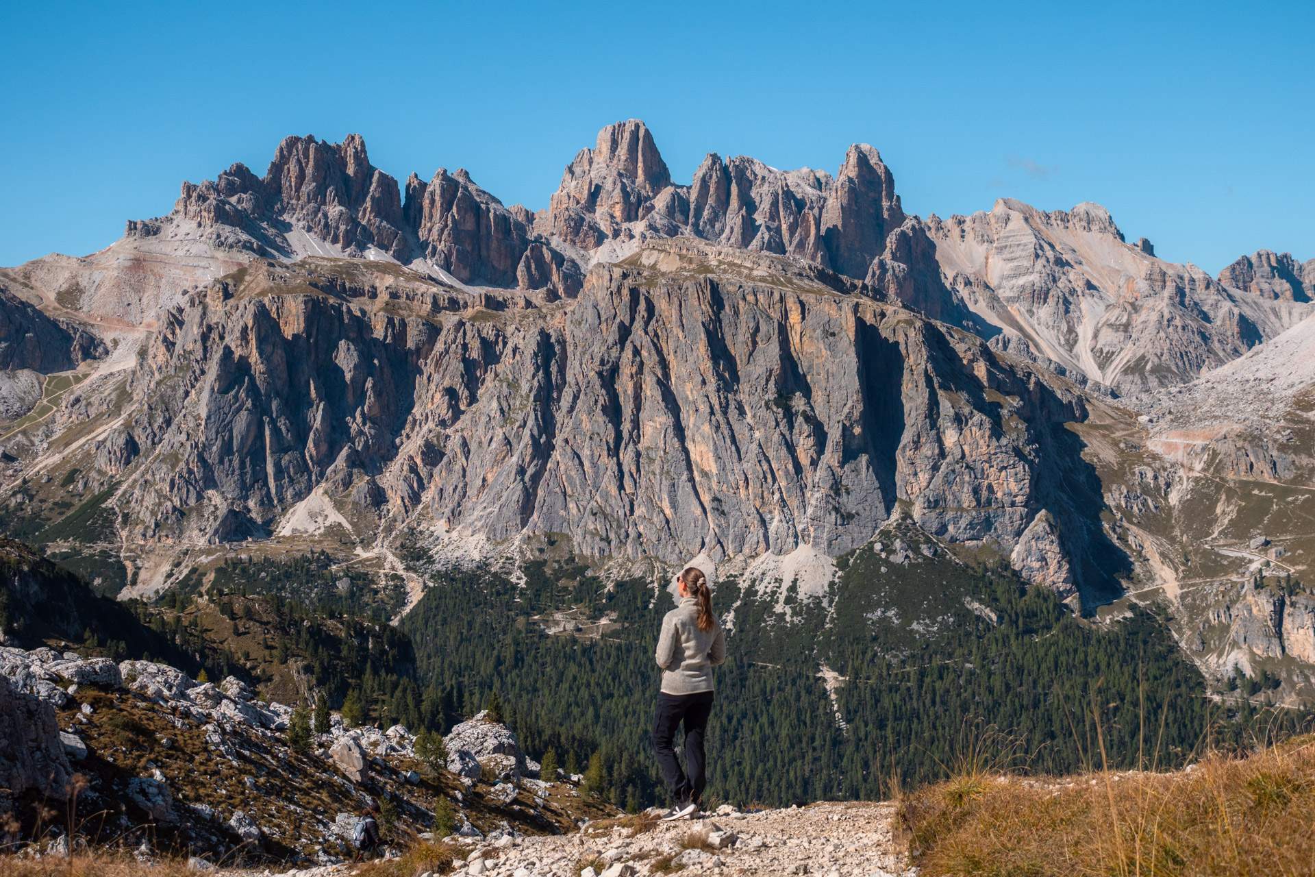 The mountains around Cinque Torri