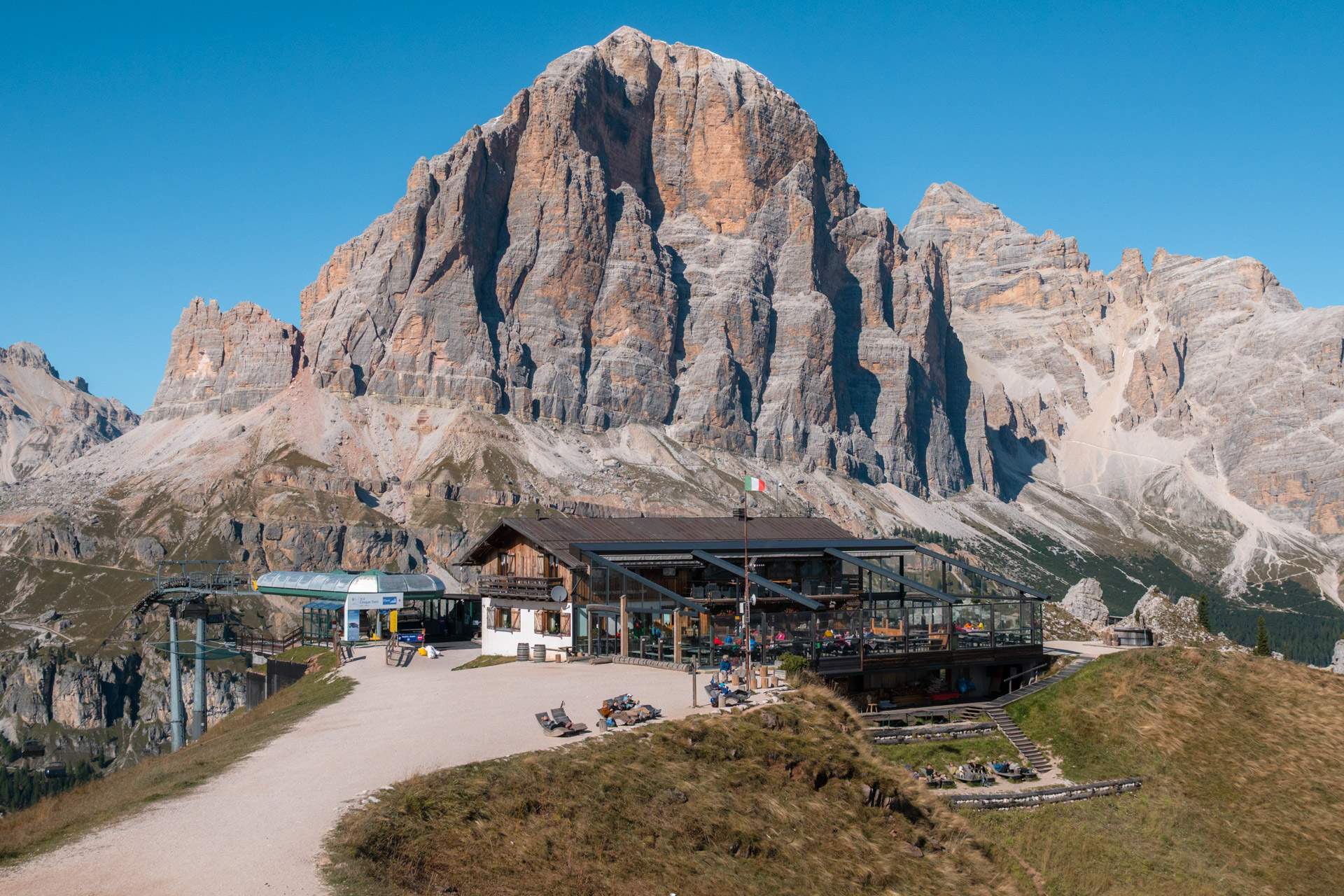Rifugio Scoiattoli by the cable car