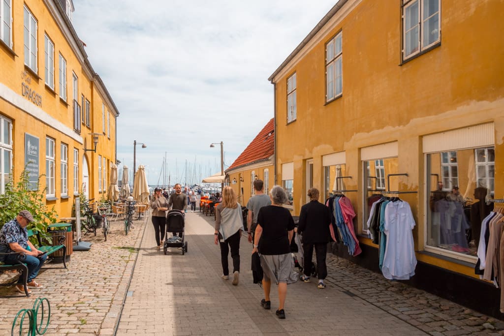 Main pedestrian street of Dragør