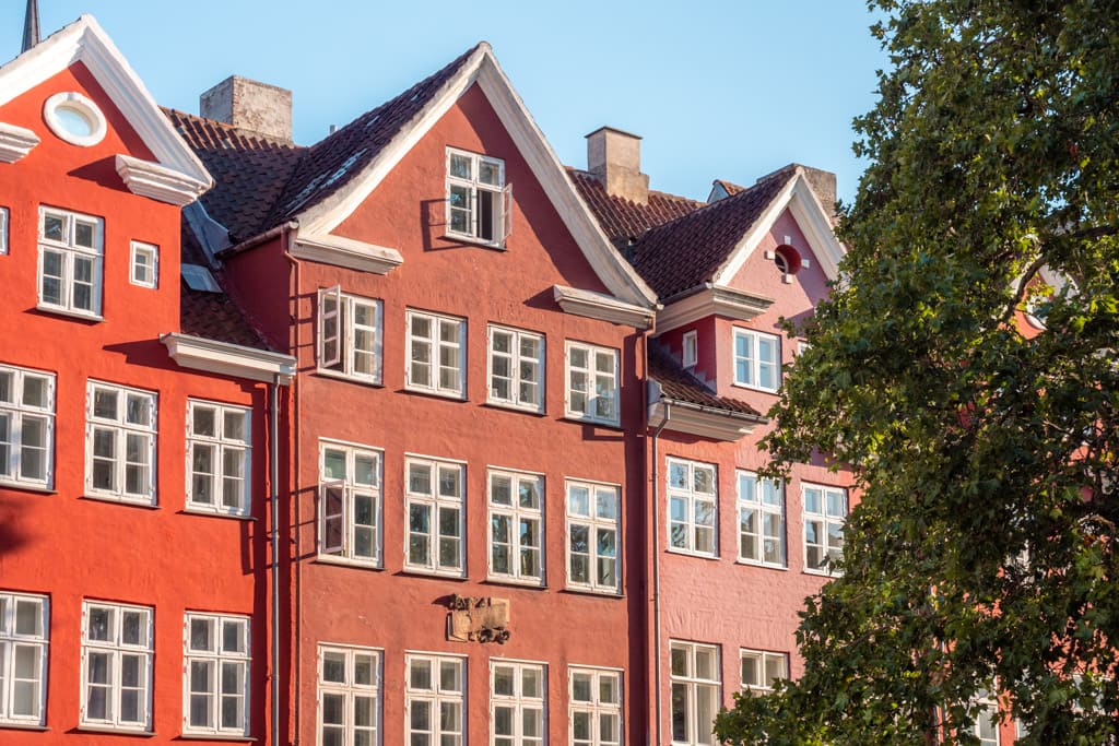 Colourful houses on Gråbrødretorv